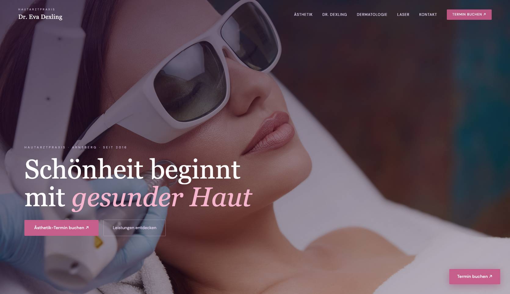 Hautarztpraxis Dexling Website Preview